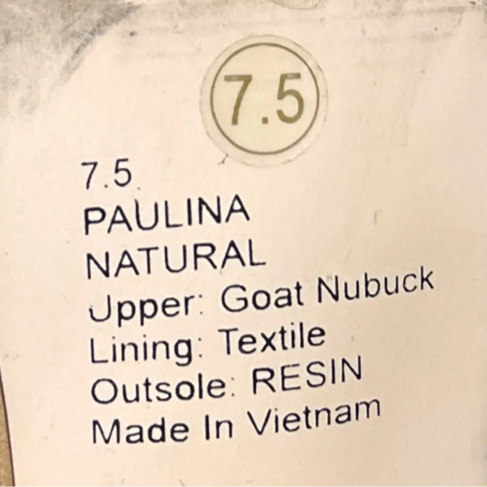 Sole Society Sandals Paulina Nubuck Block Heels Natural Tan Women’s Size 7.5M - Image 13