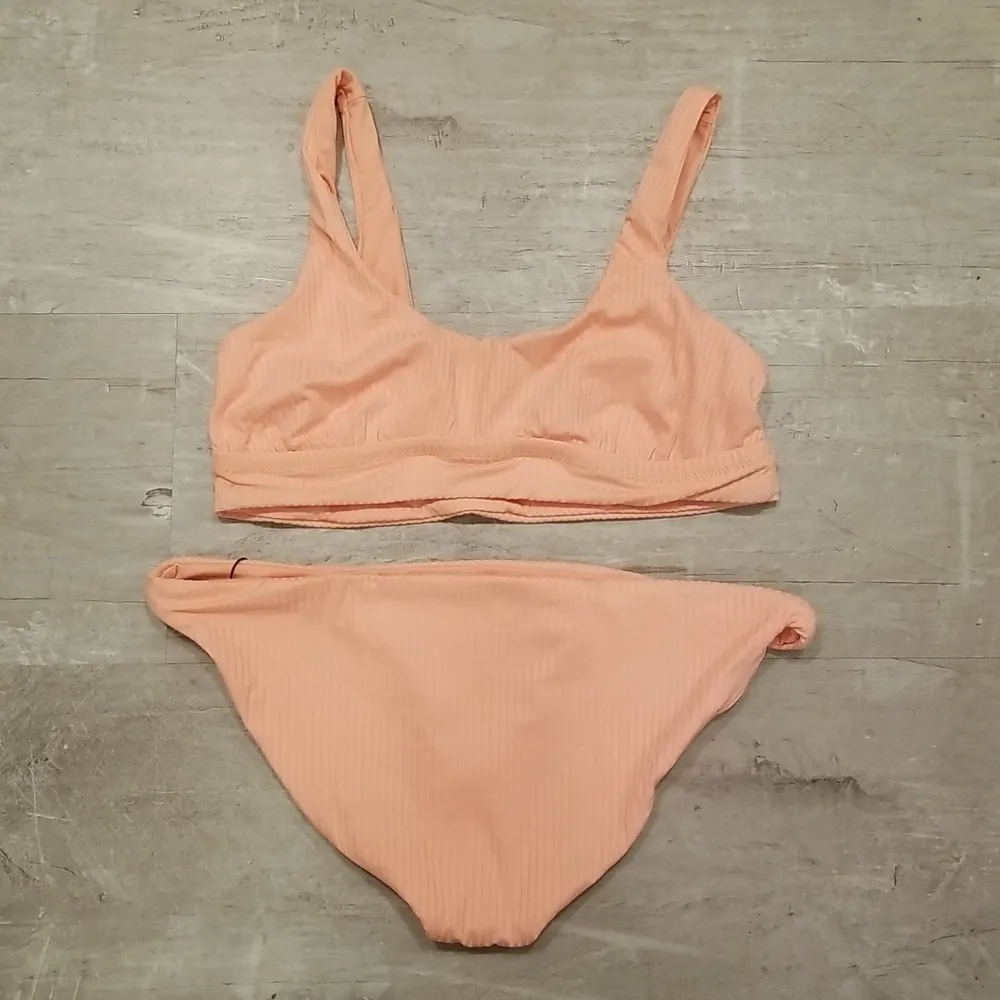 💕VITAMIN A💕 Bikini Sienna Top + Luciana Bottom 12 D XL Nectar Refresh Rib NWT - Image 11