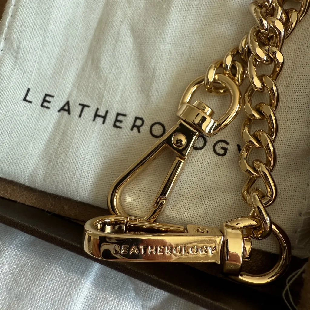 Leatherology new Gold Chain crossbody Strap - Image 3