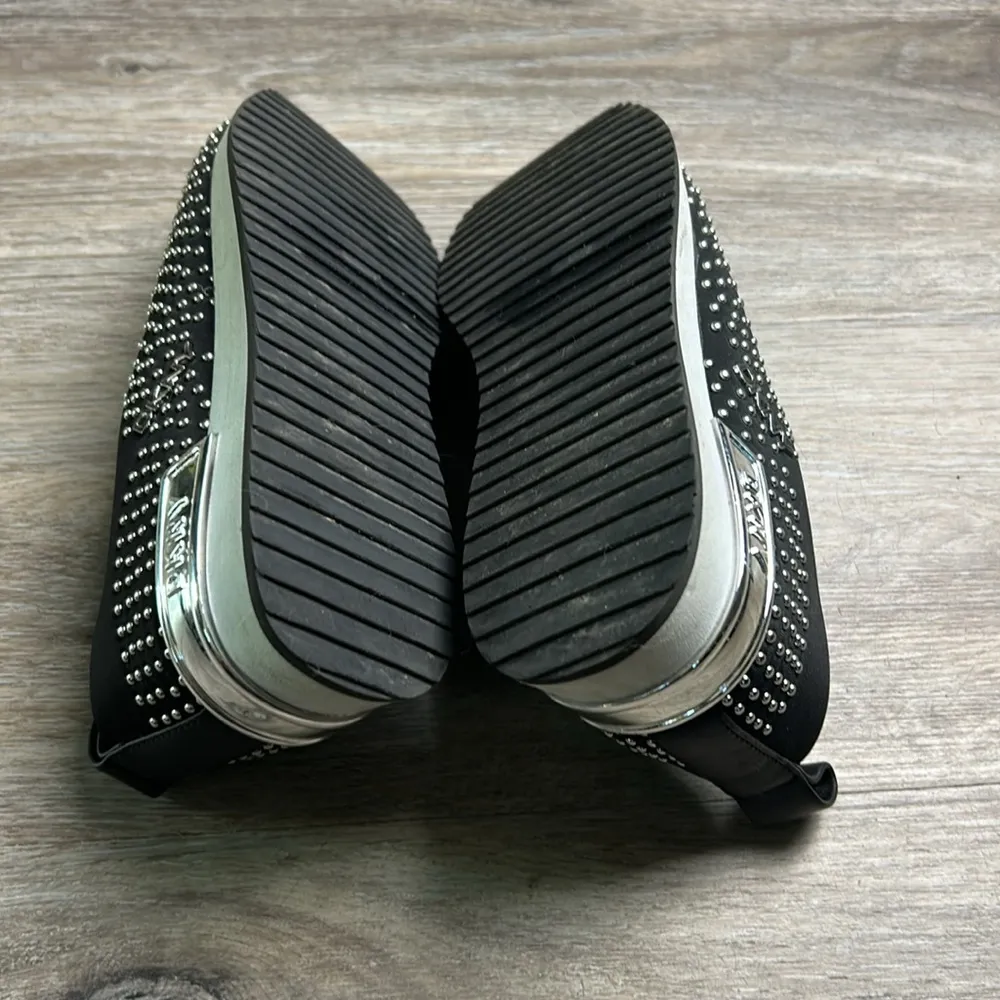 DKNY Black Studded Shoes Unisex Men’s Size 5/Women’s Size 7 - Image 15
