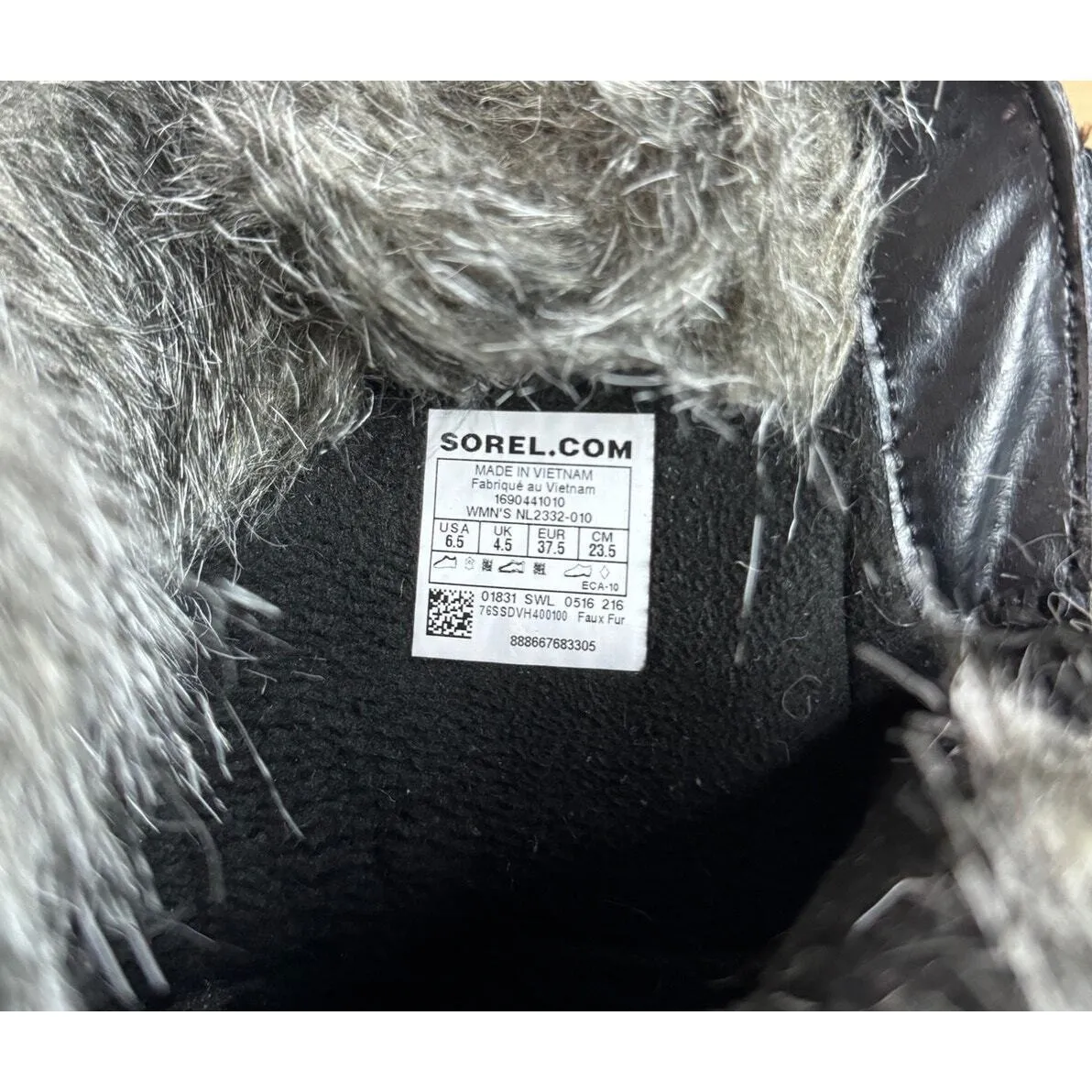 Sorel Boots Womens 6.5 Black‎ Tofino II Faux Fur Lined Waterproof Snow Outdoors - Image 11