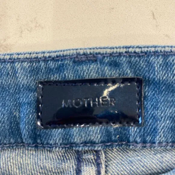 Mother‎ The Looker Crop Skinny Jeans In French Quarter Size 24 Blue - Image 7