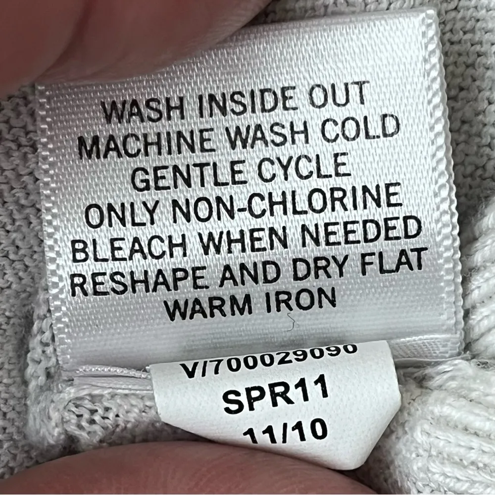 Banana Republic Cotton Cardigan Women’s S Cropped Artsy Brushstroke Print Y2K - Image 7