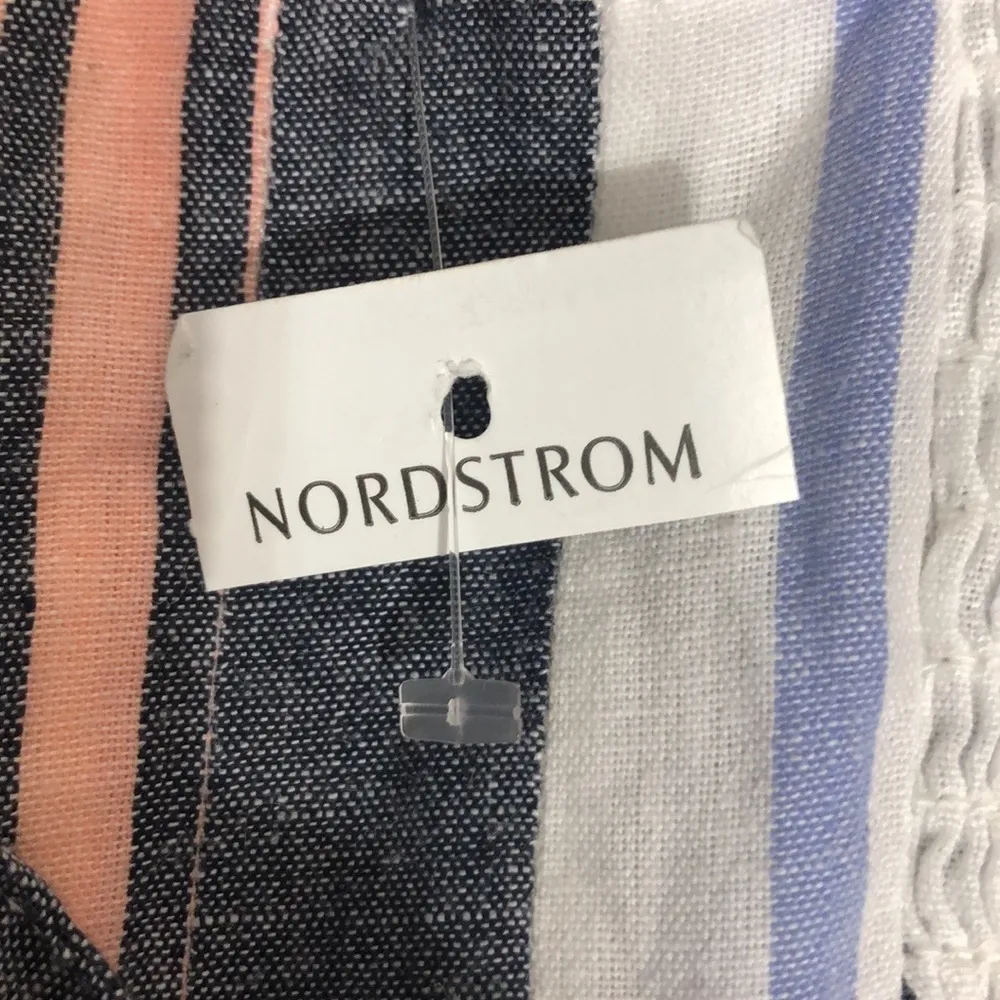 Free People Lilah Pleated Tube Striped Midi Dress XS NWT - Image 13