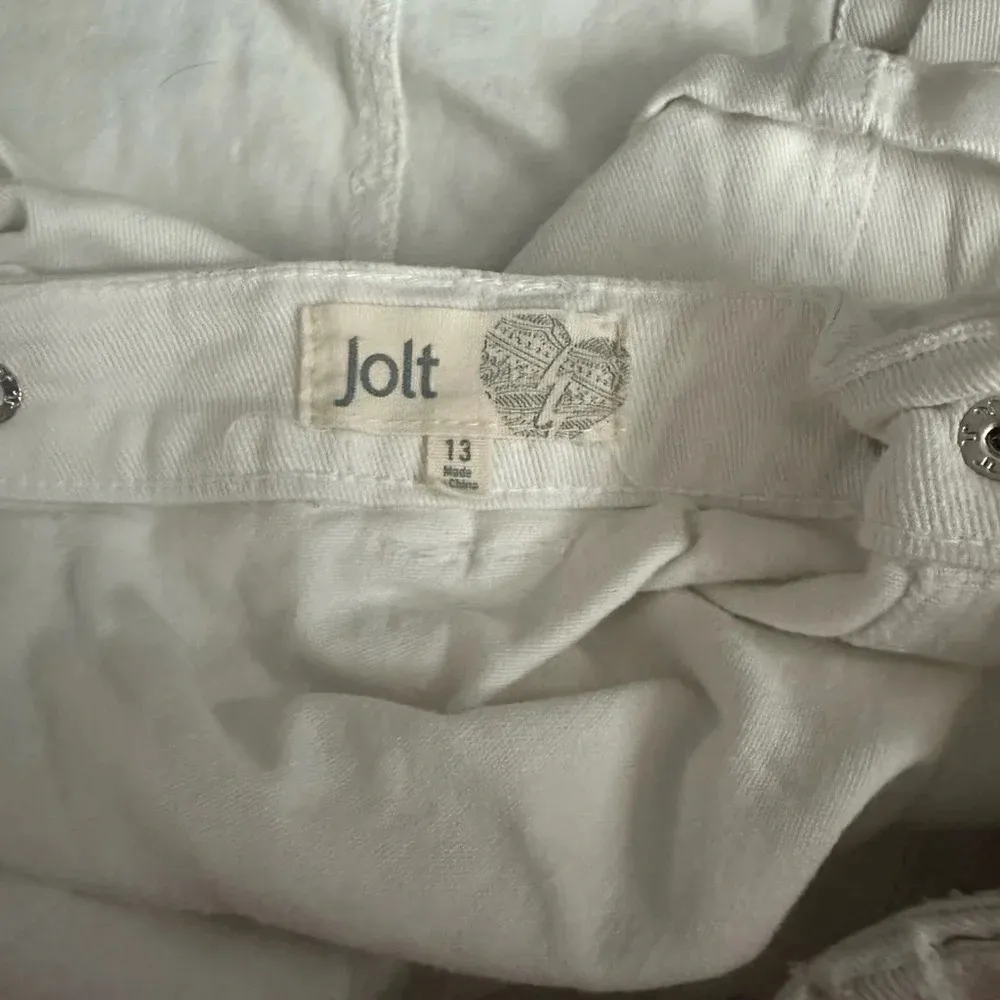 Jolt White Denim Mini Skirt Size 13 Juniors Women’s Medium - Image 3