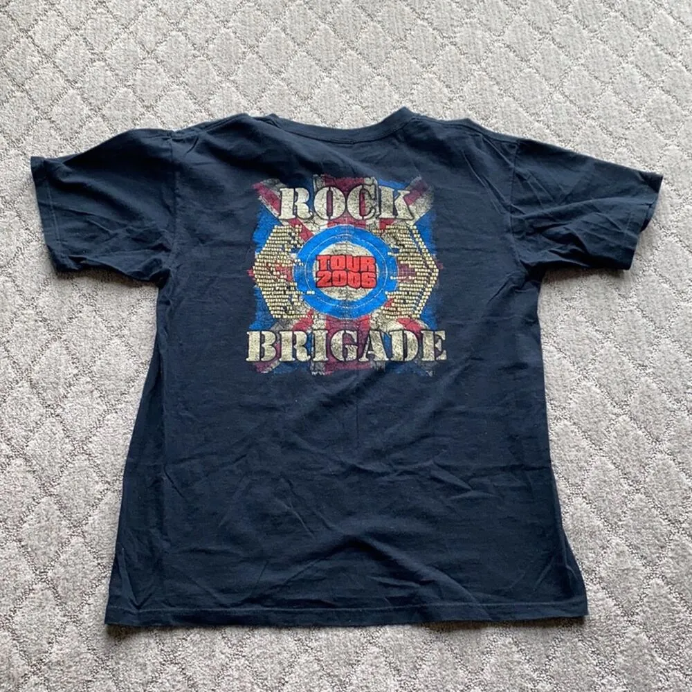 Def Leopard 2006 Tour band tee grunge nostalgic unisex tshirt grunge sz L - Image 3