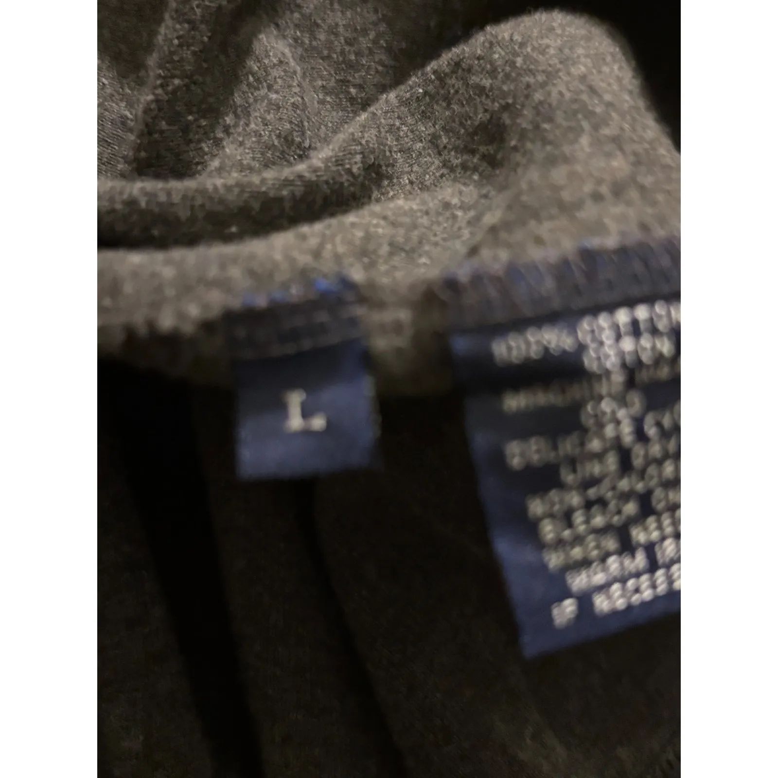 Ralph Lauren Sport Women's Charcoal Gray Turtleneck Long Sleeve Top Size L Size L - Image 6