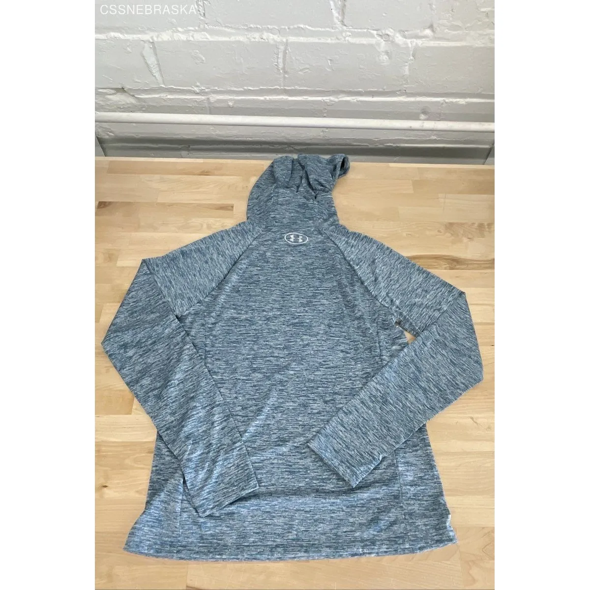 Under Armour Blue Women's Active Running Hooded Top‎ - Size Medium - Image 6