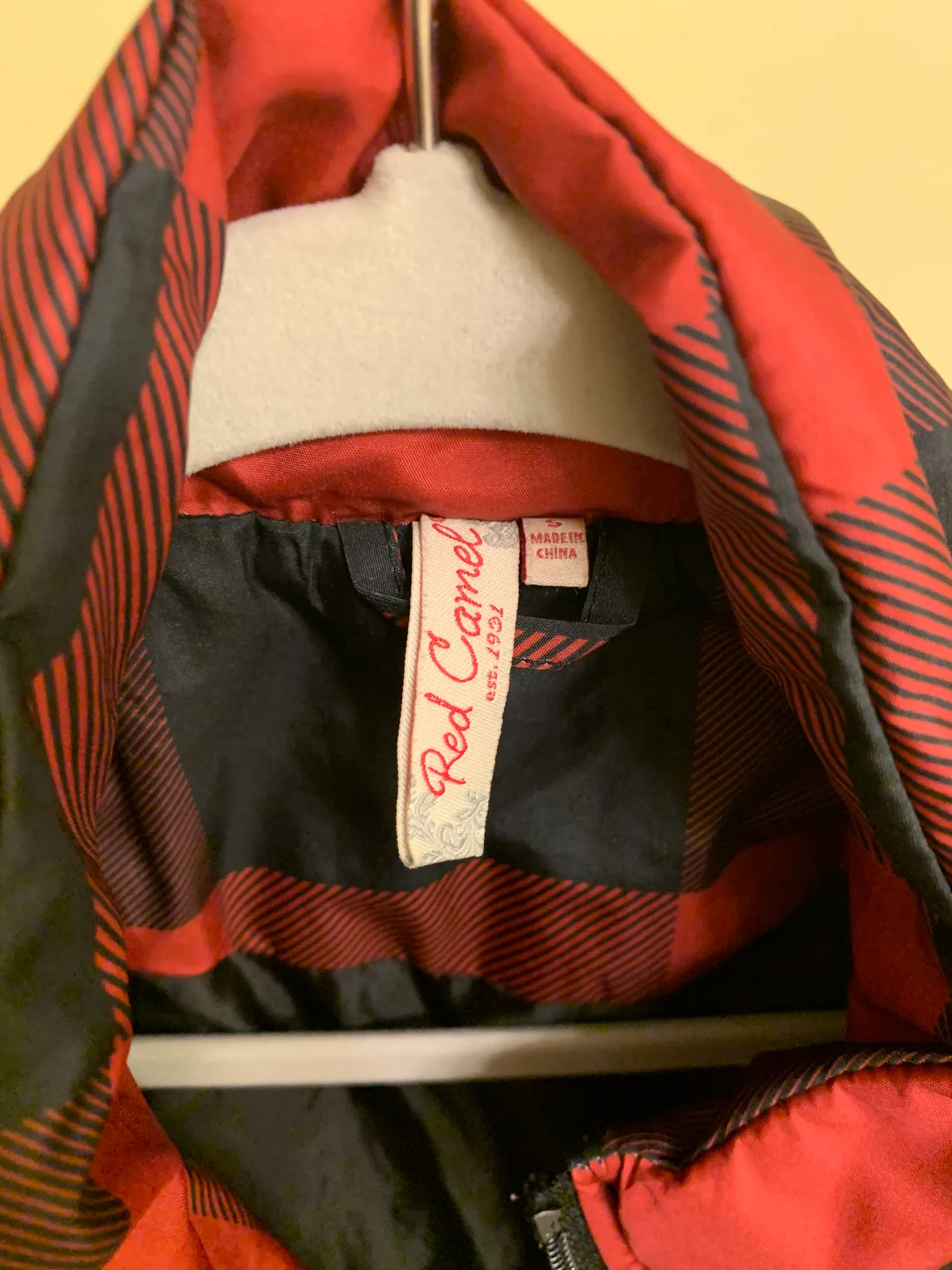 Red Camel Plaid Vest - Image 4