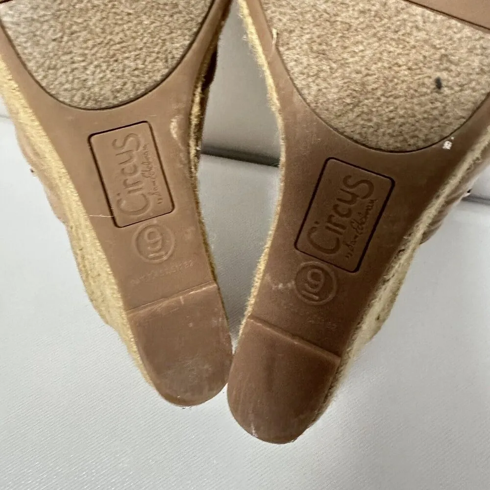 Circus by Sam Edelman sandals Womens 9 Bea Espadrille Wedge Open toe shoes - Image 9