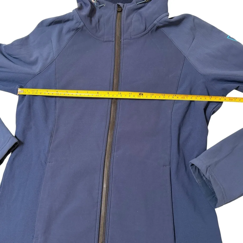 Kuhl Projekt Women’s Size M Full Zip Hooded Softshell Jacket Blue Gorpcore - Image 4