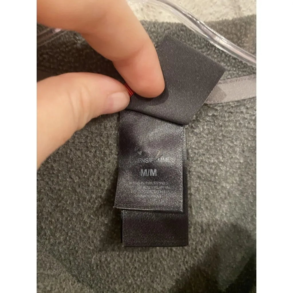 The North Face Fleece Jacket Womens Medium Gray 1/4 Zip Pullover Sweater - Image 3