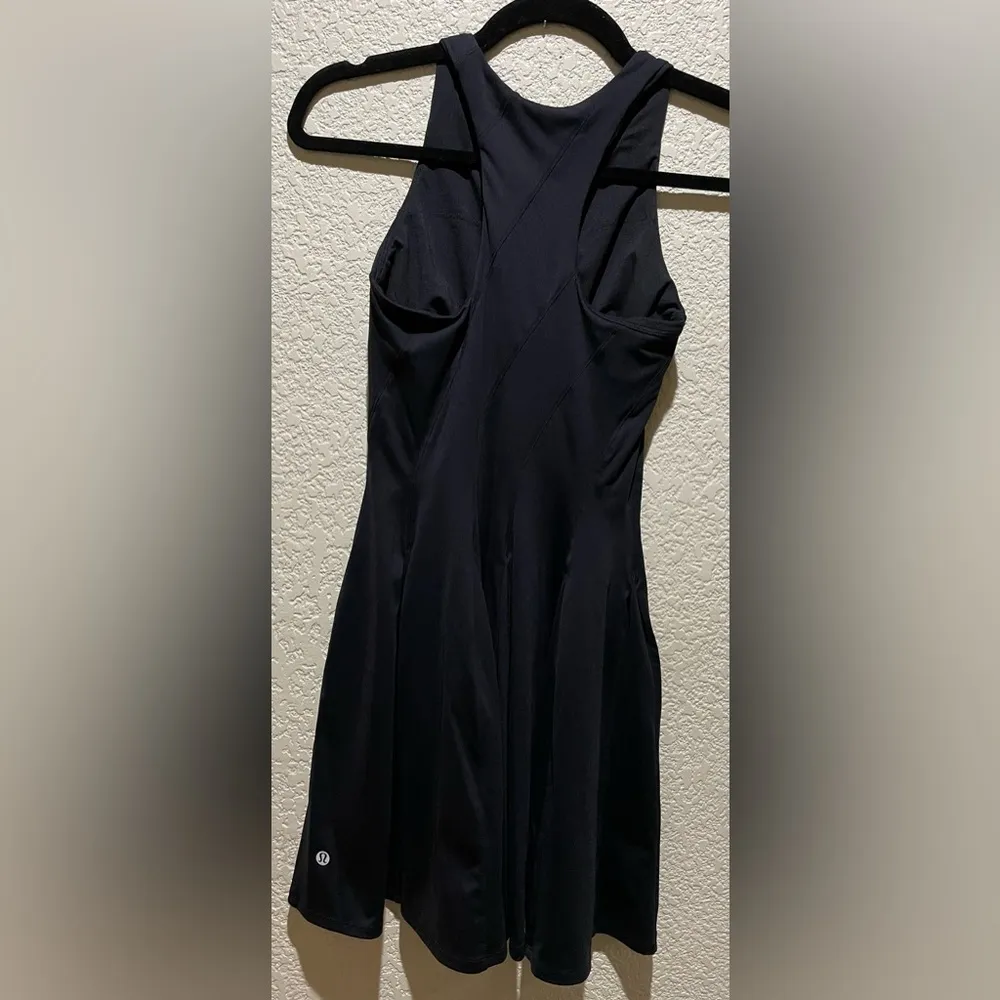 Lululemon Court Crush Tennis Dress Nulux in Black Size 0,2? - Image 11