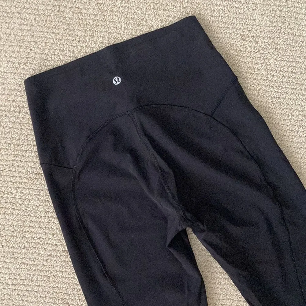 Lululemon Stop Drop & Squat Tight 28” Luxtreme High Rise HR Pant 6 Black VEUC - Image 6
