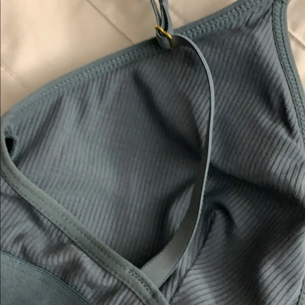 BootayBag Blue ribbed bralette - Image 3