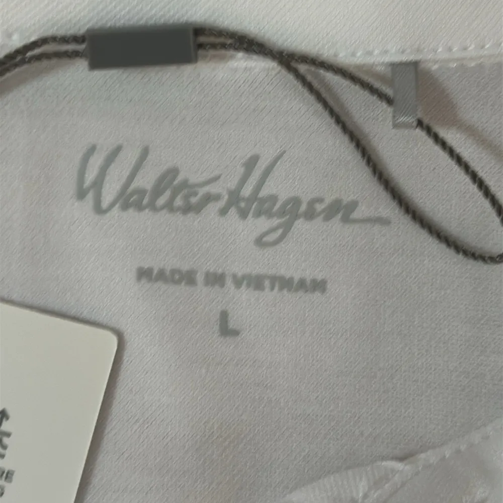 NWT Walter Hagen White Cap Sleeve Polo Shirt Sz L Size L - Image 4