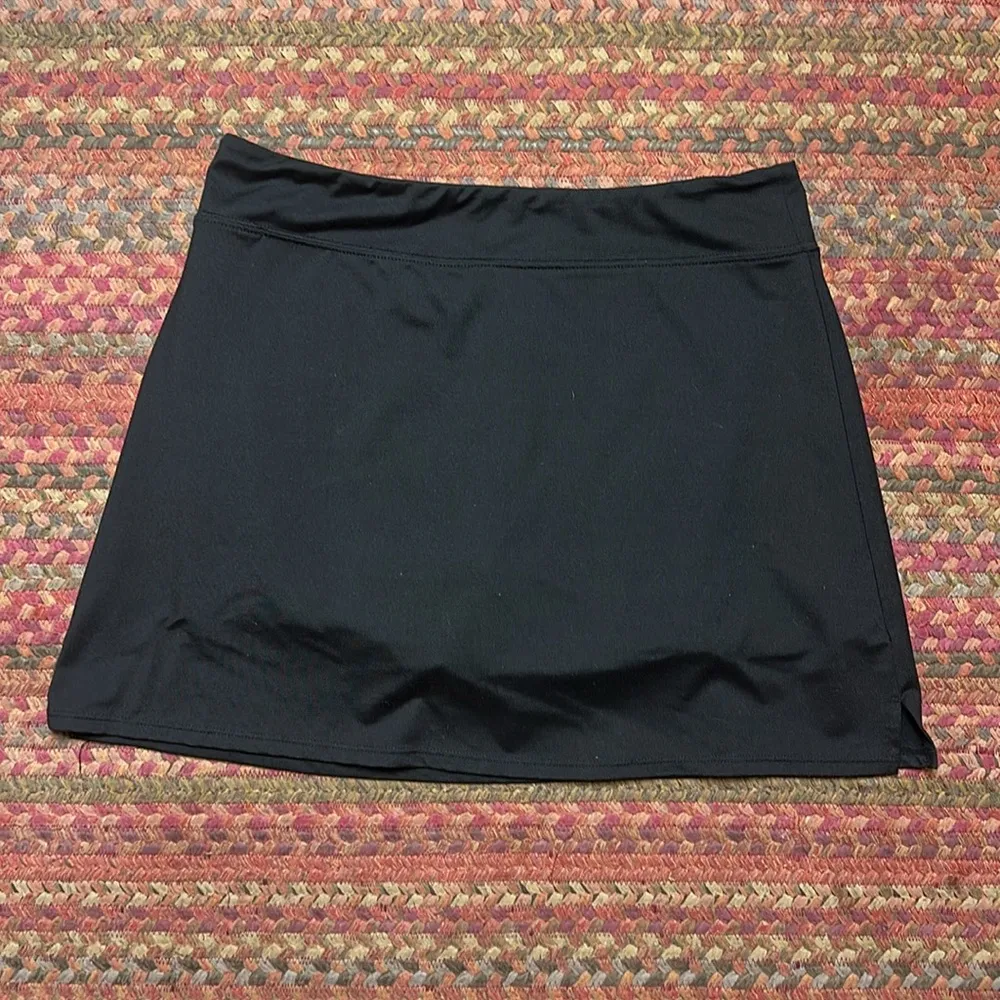 TRANQUILITY BY COLORADO CLOTHING BLACK BASIC GOLF TENNIS SKORT SKIRT Size M - Image 5