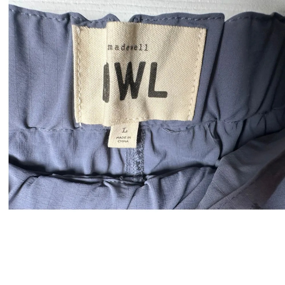 Madewell‎ IWL Gray Drawstring Athletic Shorts Casual Sporty Comfort Size L - Image 3