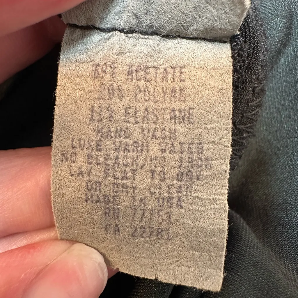 Vintage Betsey Johnson Black Label 90’s Velvet Classic Timeless Dress Size M - Image 7