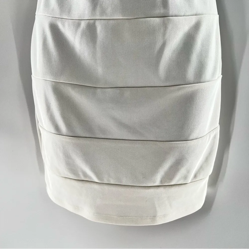 Emerald Sundae White Bodycon Mini Bandage Tank Dress Sweetheart Neckline Size S - Image 3