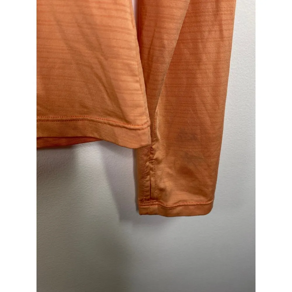 Fabletics Womens Orange Workout Gym Training Running Long Sleeve Tee Size XS - Image 8