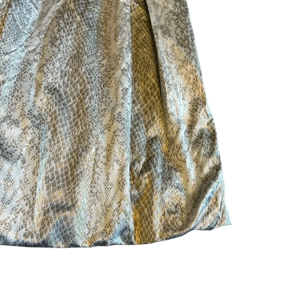 Diane Von Furstenberg DVF Treenie Snake Print Mini Dress Silk Size 6 Women's - Image 6