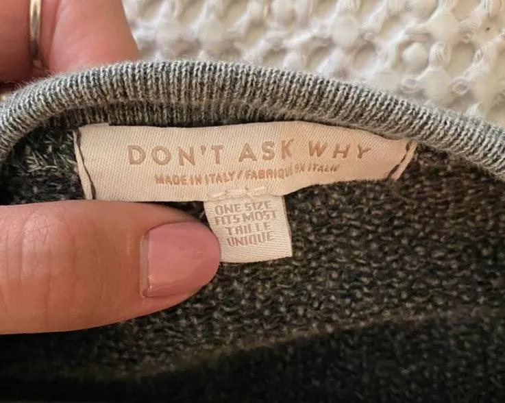 Don't Ask Why  Distressed Sweat Shirt Dress - Image 5