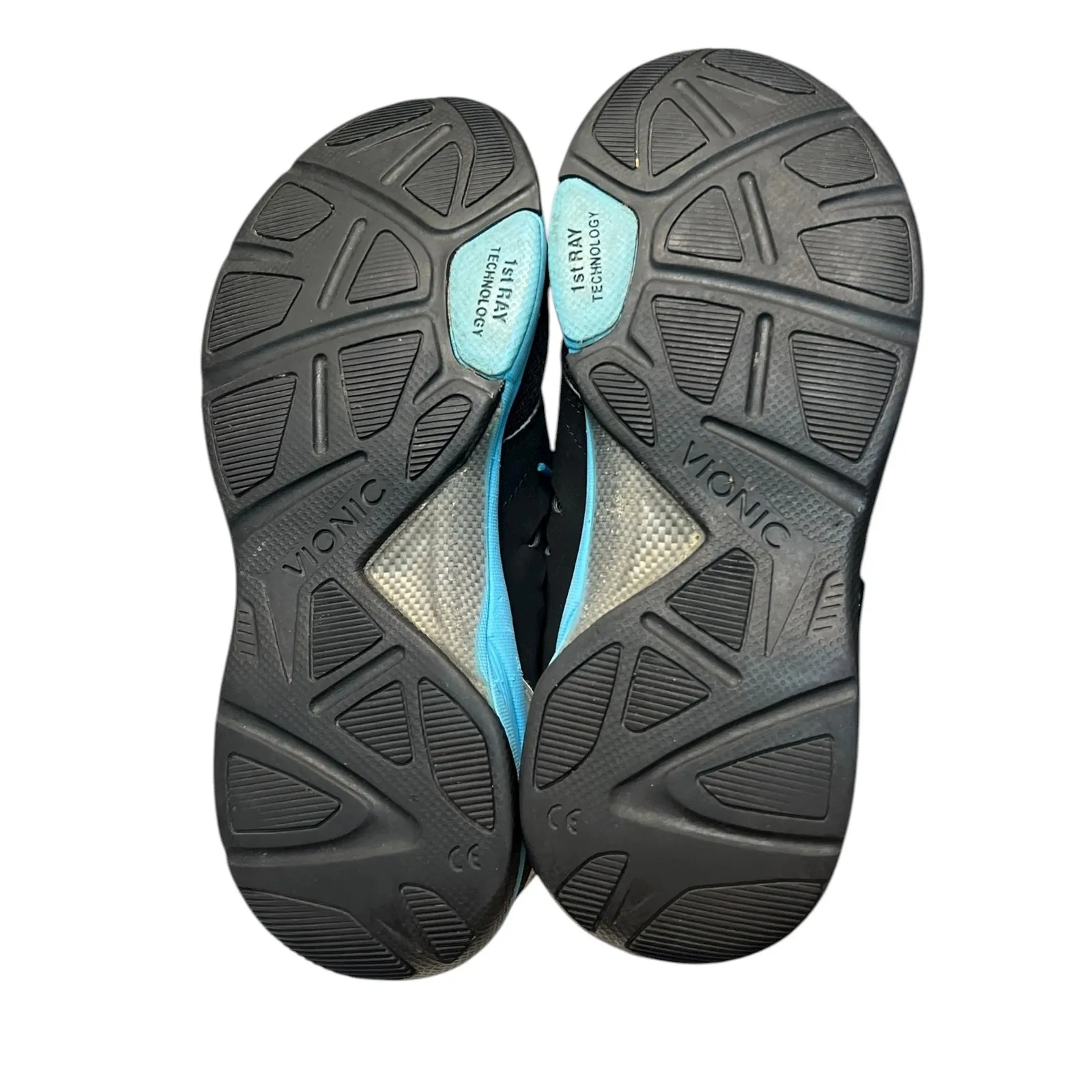 Vionic Motion Venture Shoes Black Blue Walking Orthopedic Women's 7.5 - Image 10