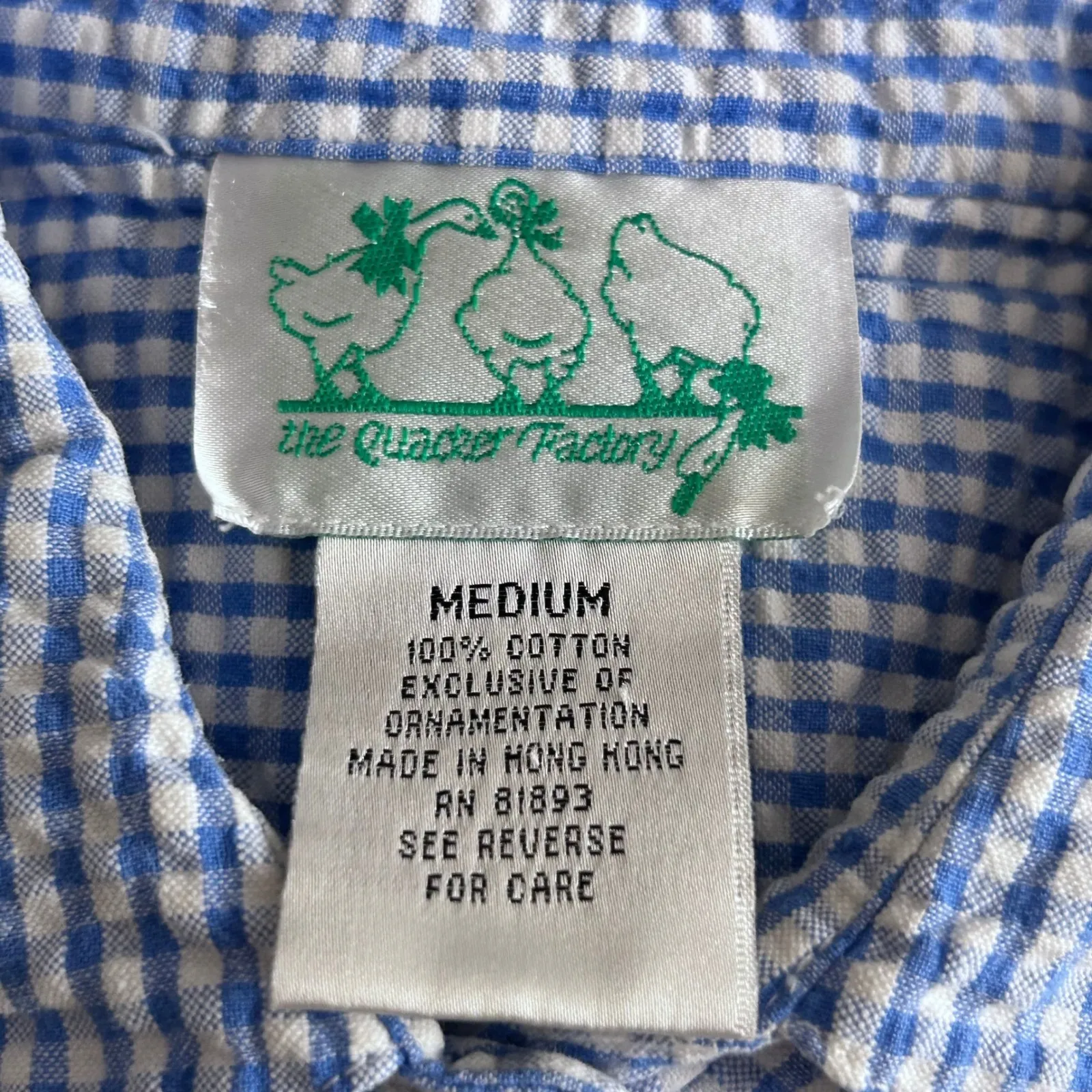 Quacker Factory Vintage‎ Capri Pants Set Blue Medium - Image 7