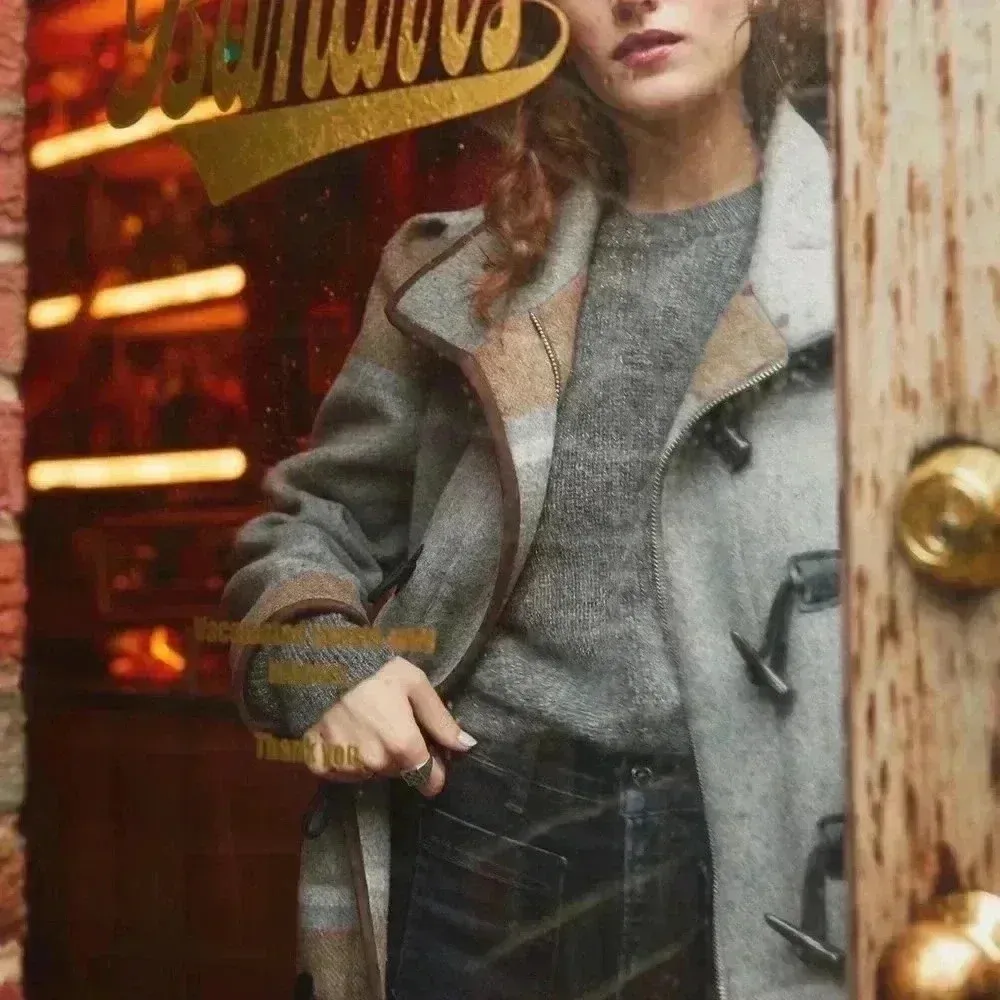 Veronica Beard - Flint Dickey Wool-Blend Coat Camel Grey Multi Size Medium NWT - Image 4