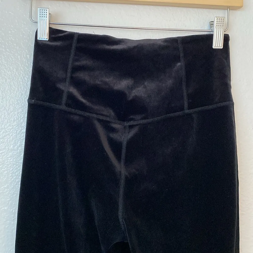 Athleta XS Elation Velvet Flare Pants in Black - Image 8