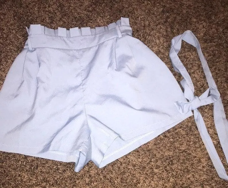 Romwe Light Blue Shorts - Image 3