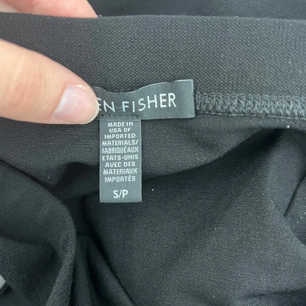 Women's Eileen Fisher System‎ Stretch Crepe Pencil Skirt, S, Black Slim Fit - Image 4