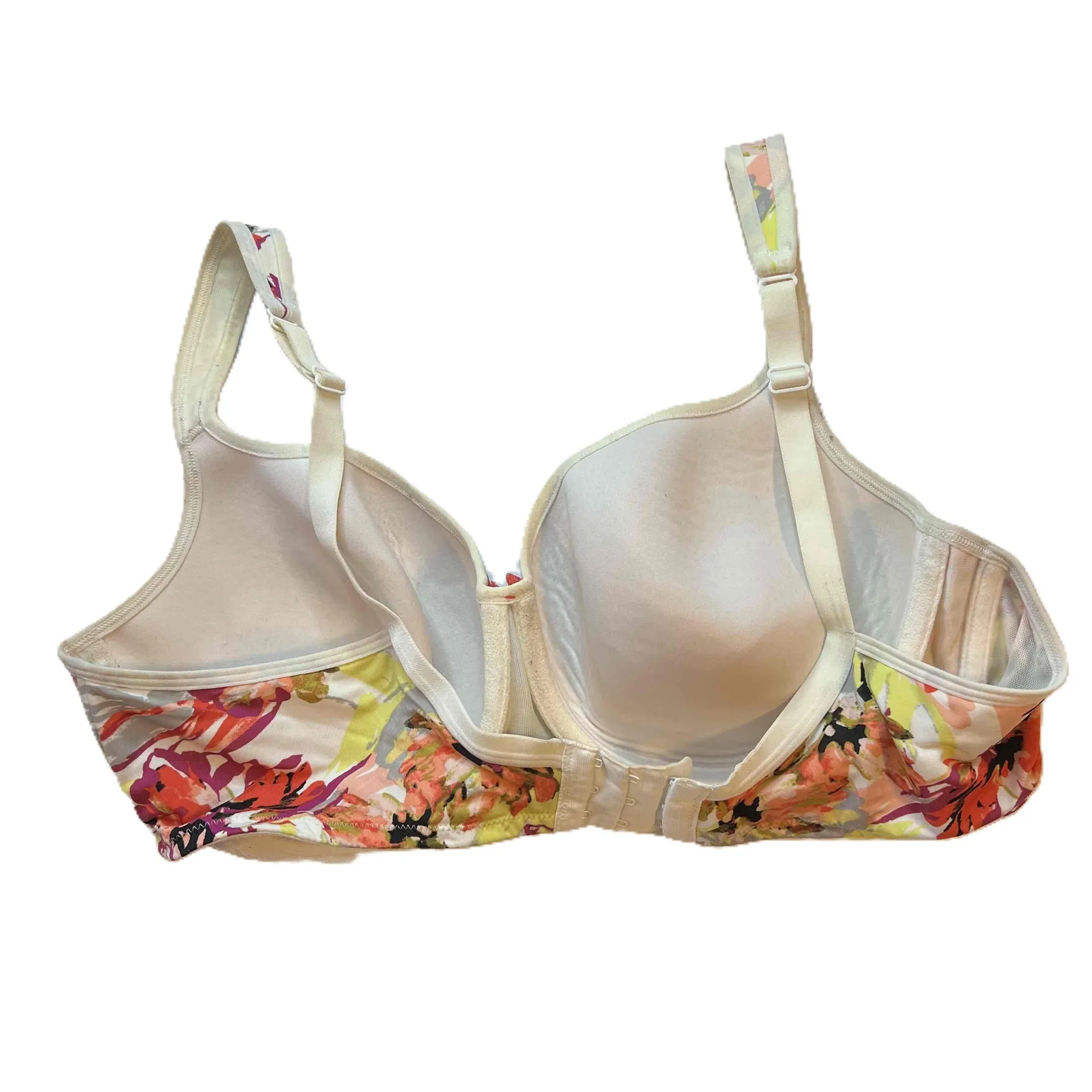 CACIQUE‎ Womens Underwire Bra Light Padding Floral Pattern Adjustable Straps 42D - Image 2