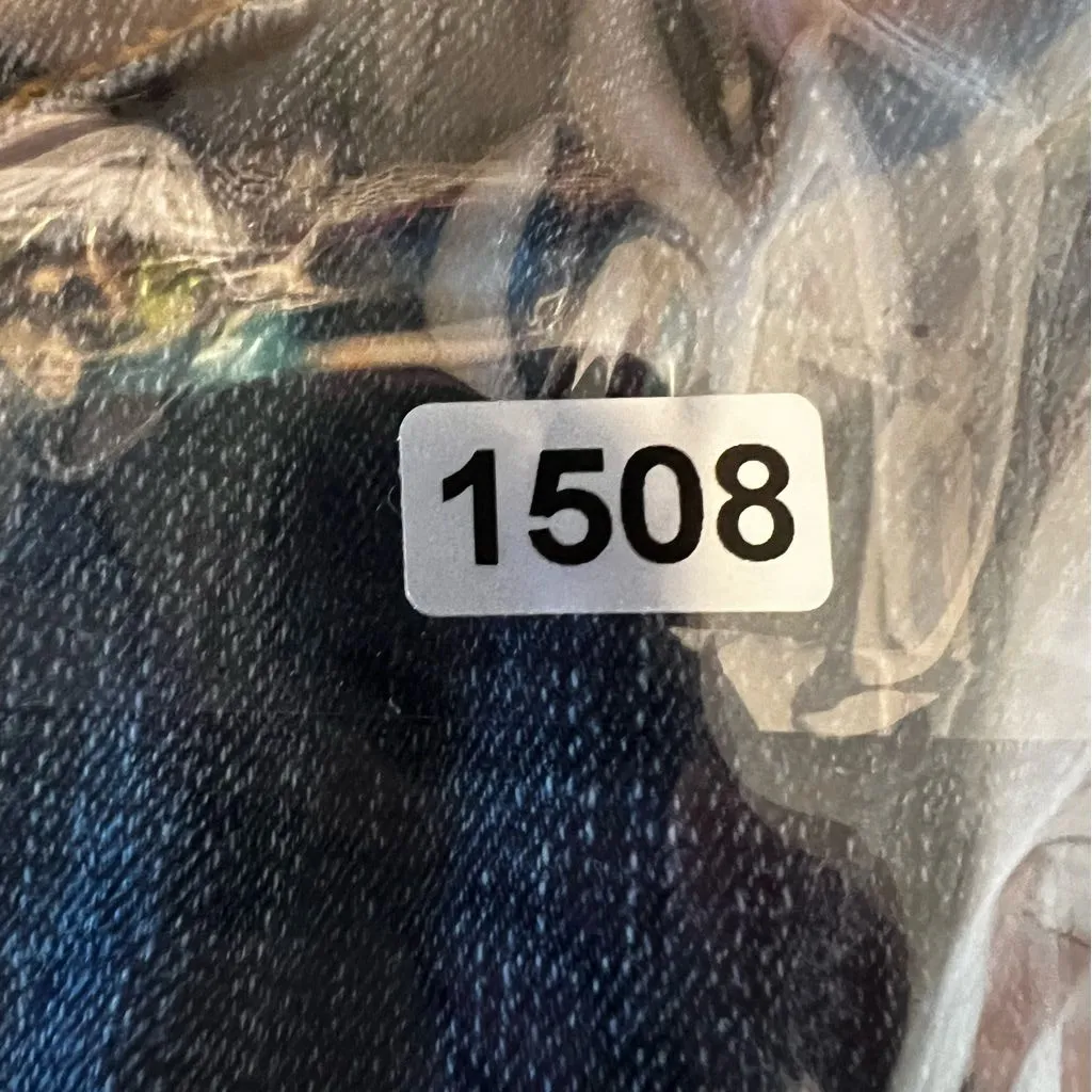 True Religion Rainbow Joey Flared Jeans Twist Stitch Sz 28 Low Rise Y2K - Image 13