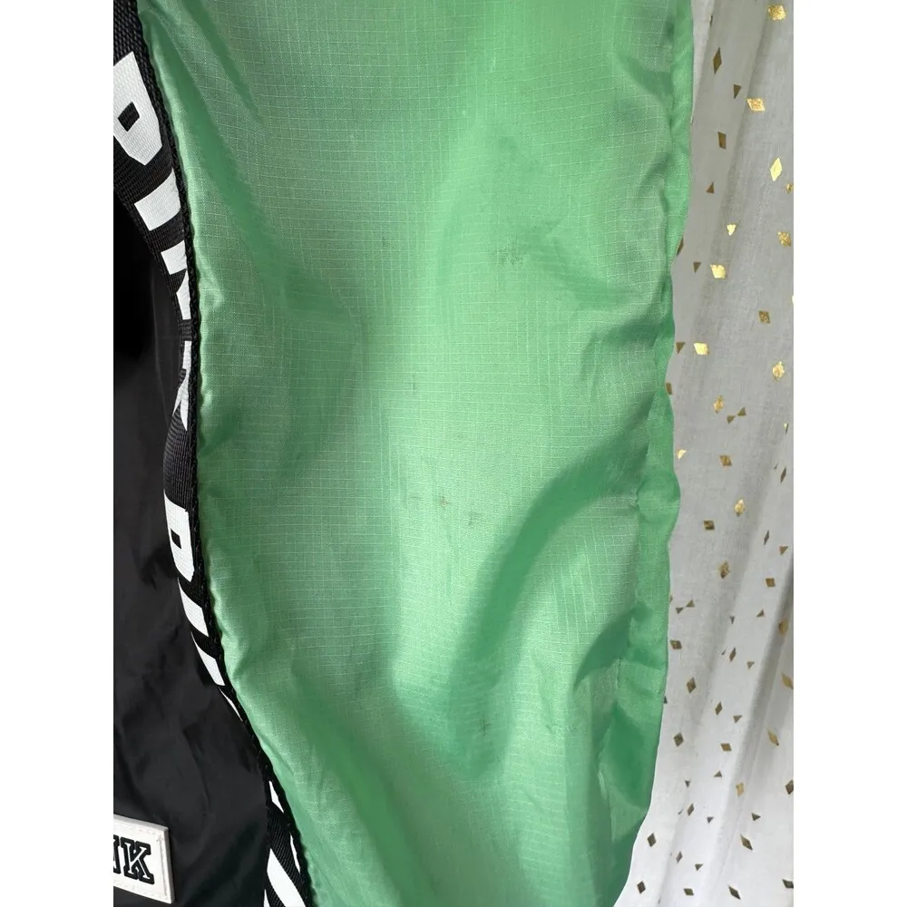 Victoria's Secret PINK Anorak Windbreaker Nylon Water Resistant Tote Bag - Image 9