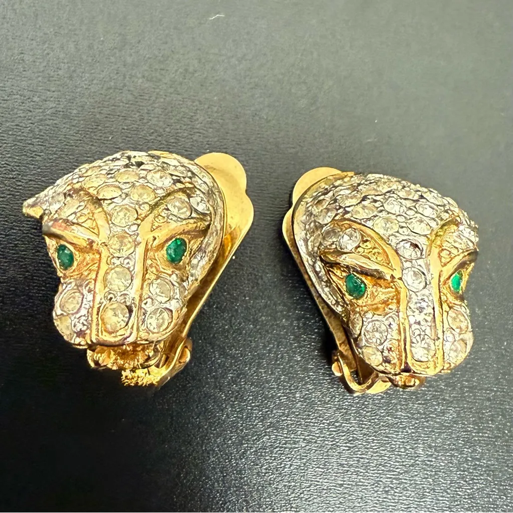 Unsigned Pave Crystal Gold - Image 4