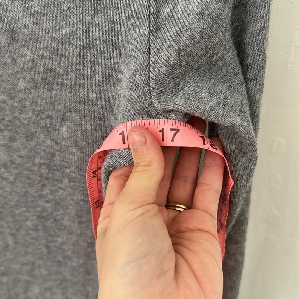 Banana Republic Gray Fine Knit Viscose Rayon Midi Maxi Slit Dress XS - Image 9