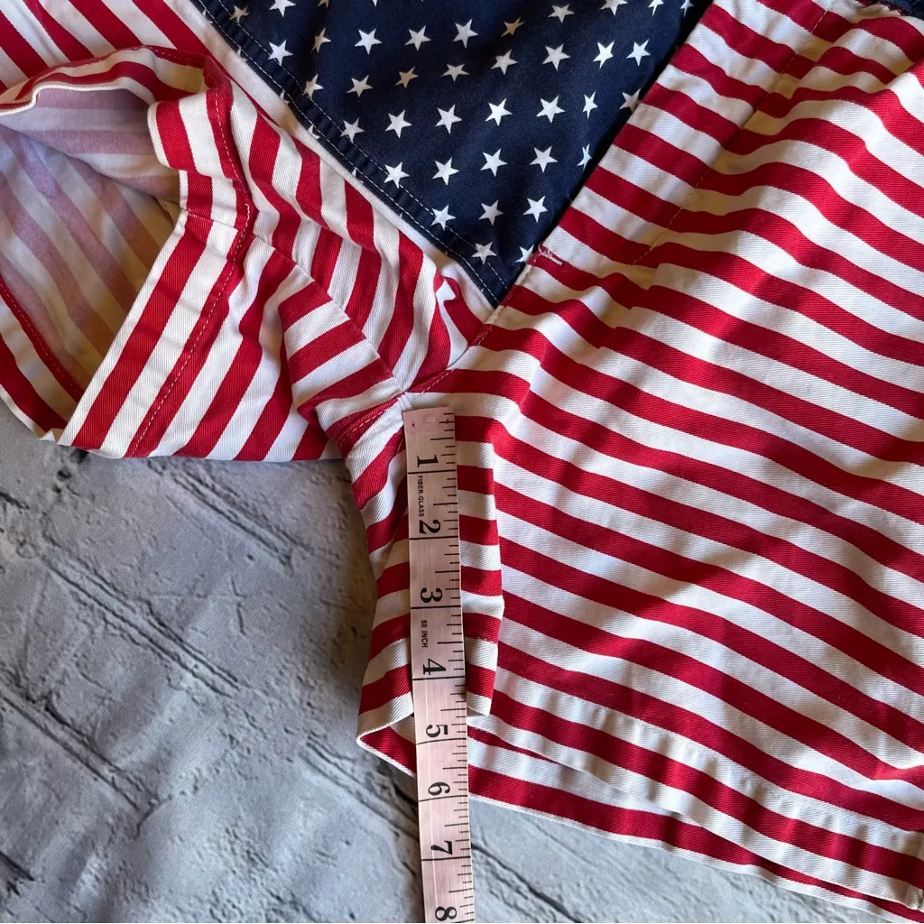 Chubbies American Flag Shorts Womens Small Chino Preppy Patriotic Mericas - Image 8