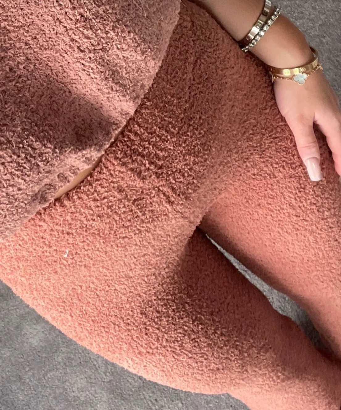 Missguided Fuzzy Lounge Set - Image 4