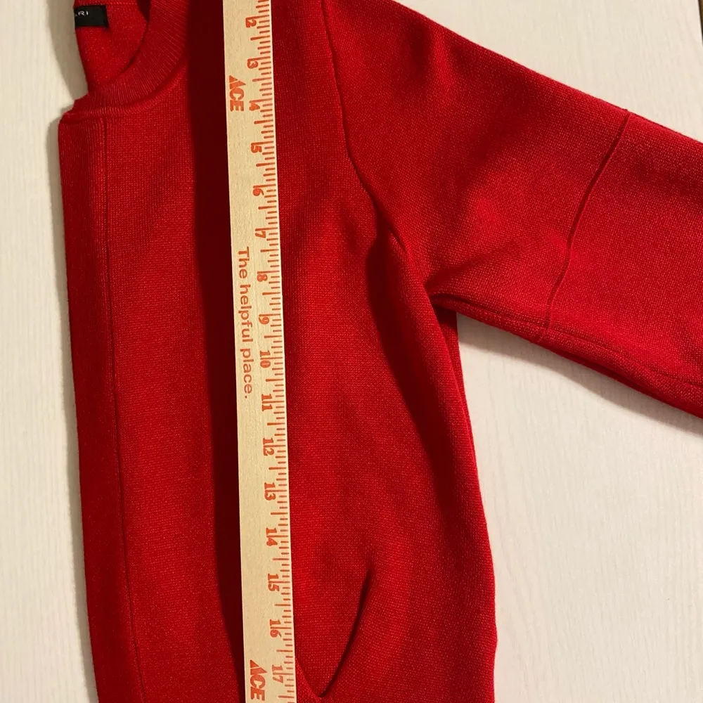Tahari Red Classic Versatile Bolero-Style Open Front Cardigan Petite Size M - Image 9