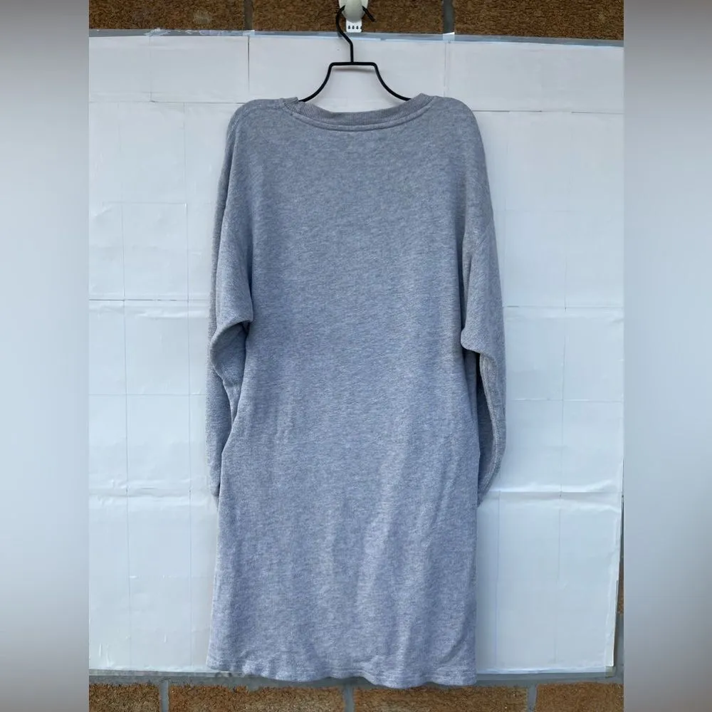 Isabel Marant Etoile Fewlyn French Terry Dress Heathered Gray size 40 /10 - Image 9