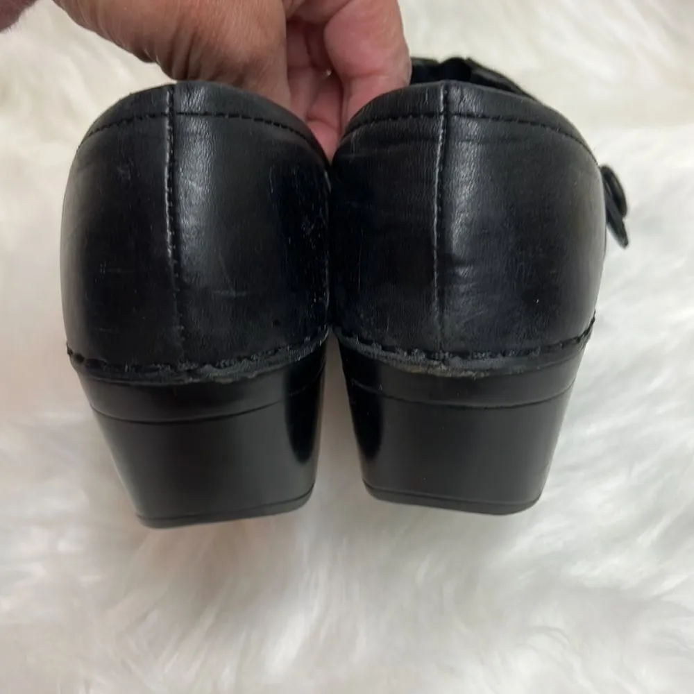 Dansko Heeled Clogs Leather Black EU37 B47 - Image 7