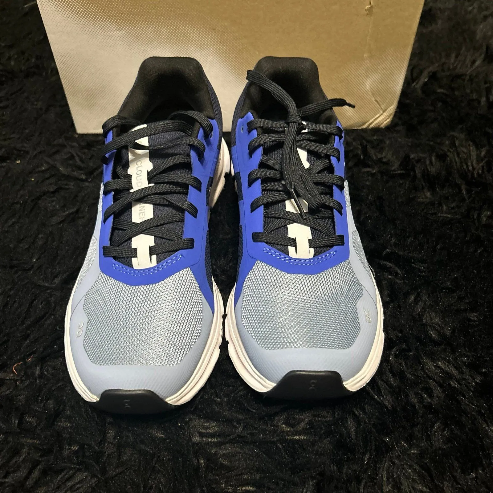 On Cloudrunner blue running athletic training lace up shoes sneakers sz 7.5 new - Image 5