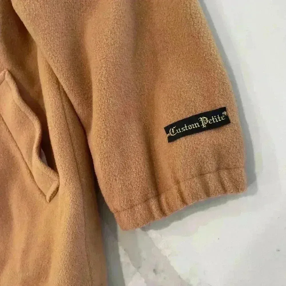 Vintage Authentic Mackintosh Vestcoat Wool Tan ButtonFront Womens 8P Zipper Vest - Image 3