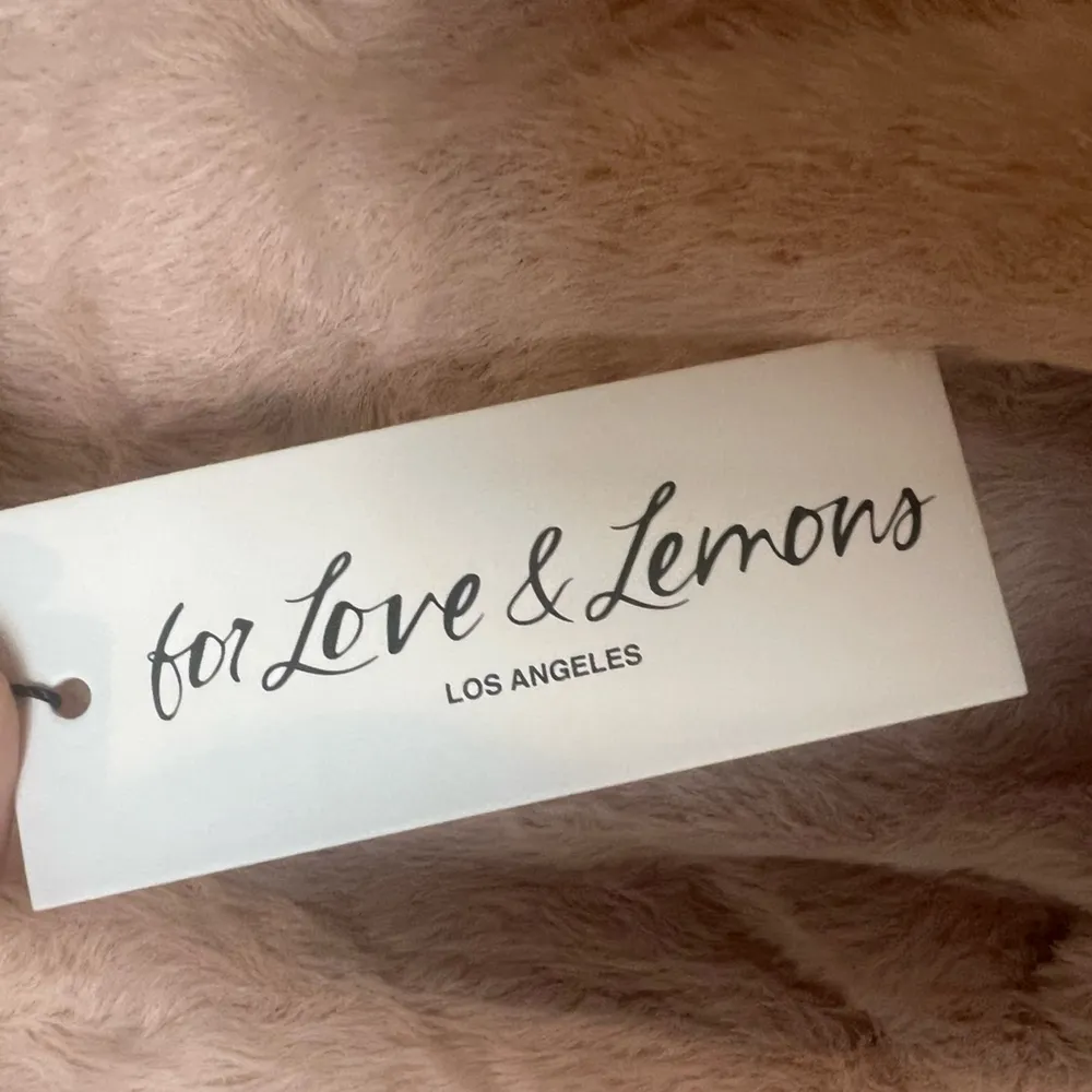 For Love and Lemon’s fuzzy soft cinched crop sweater nwt - Image 4