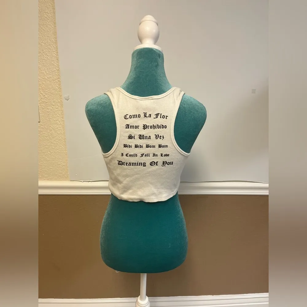 Selena Quintanilla Official Cropped Muscle Shirt Iconic Tejano Queen Graphic Tee - Image 6