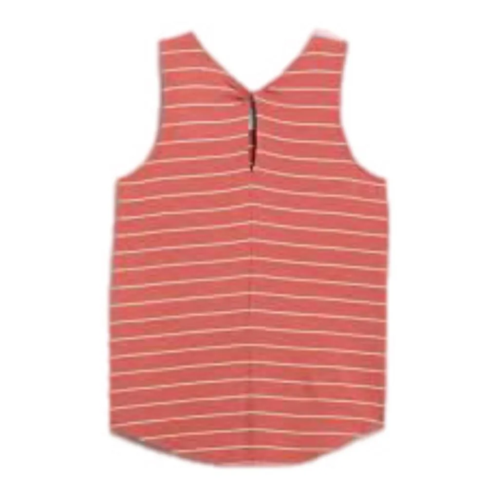 MARKET & SPRUCE Women’s Size XL Tank Top Wide Strap Terracotta Stripe Twist Back - Image 5