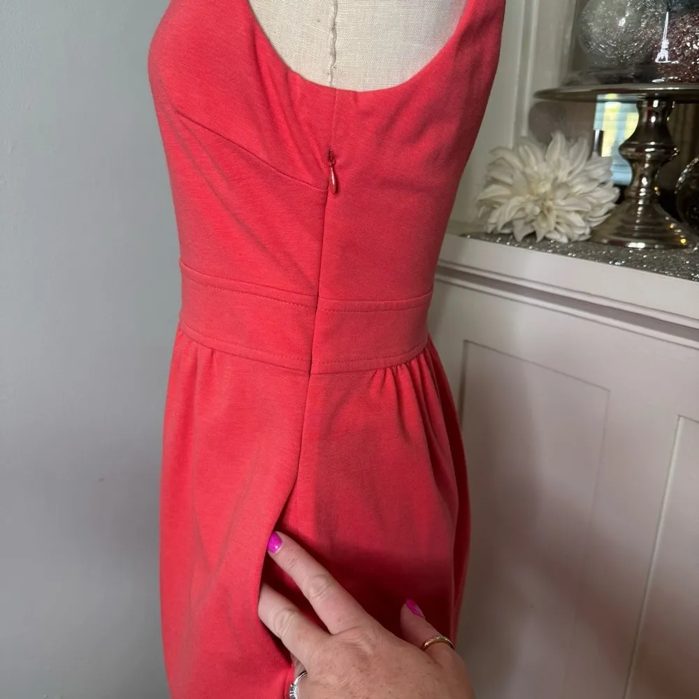 Boden Francesca Sundress Casual Dress Pink Poppy Coral US Size 8L - Image 5