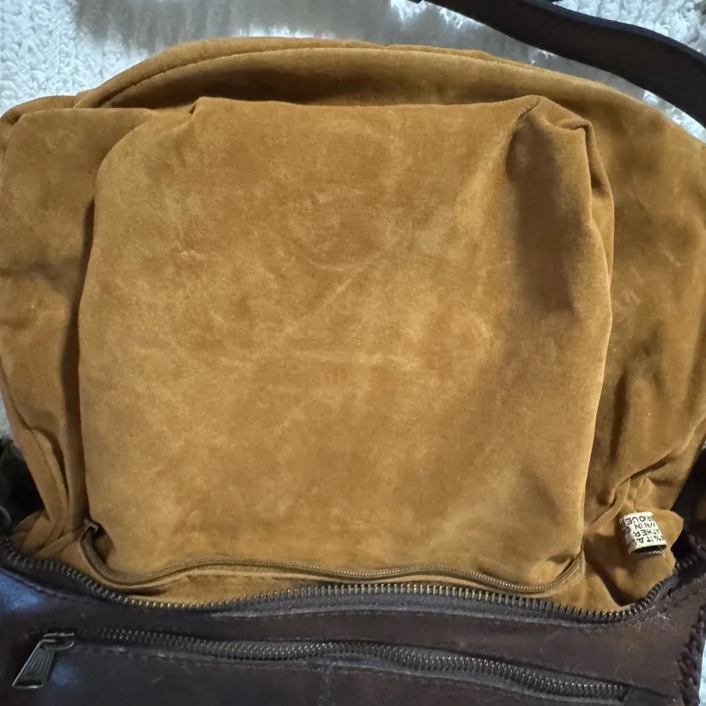 Vintage‎ Patricia Nash Italian Leather Tooled Boho Fringe Crossbody Bag festival - Image 7